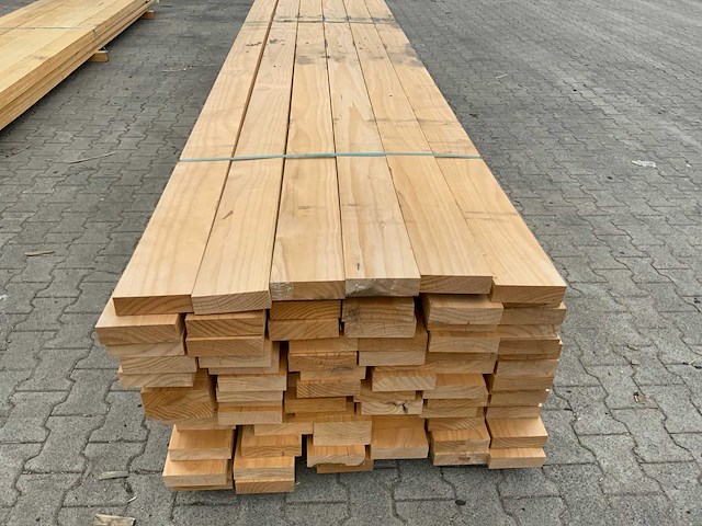 Vuren plank 4875x145x43mm (84x) - afbeelding 8 van  8
