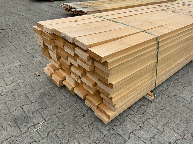 Vuren plank 4875x145x43mm (84x) - afbeelding 2 van  2