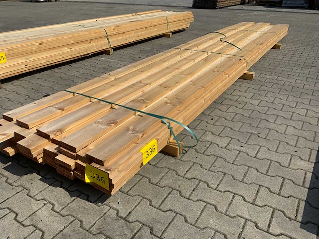 Vuren plank 4880x120x25mm (45x) - afbeelding 1 van  7