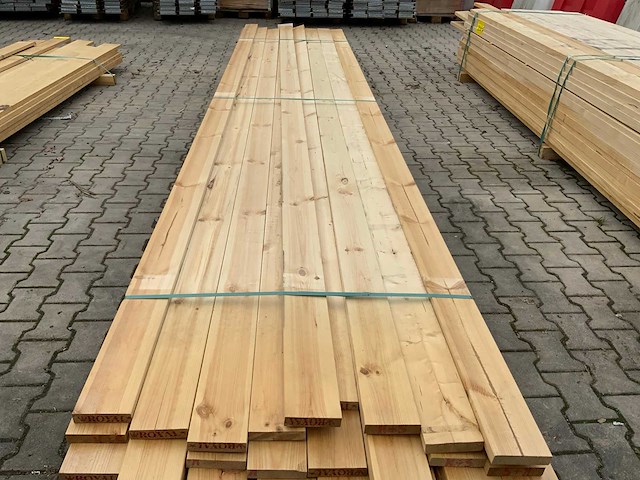Vuren plank 4880x120x25mm (66x) - afbeelding 7 van  8