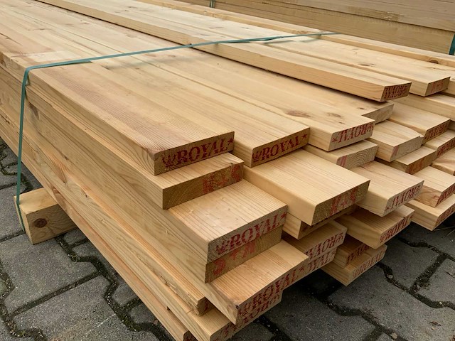 Vuren plank 4880x120x25mm (66x) - afbeelding 8 van  8