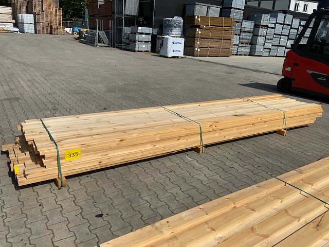 Vuren plank 4880x120x25mm (82x) - afbeelding 2 van  6
