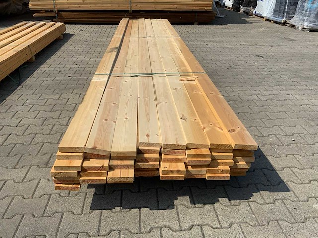 Vuren plank 4880x120x25mm (82x) - afbeelding 4 van  6