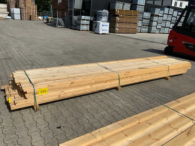 Vuren plank 4880x120x25mm (82x) - afbeelding 2 van  6