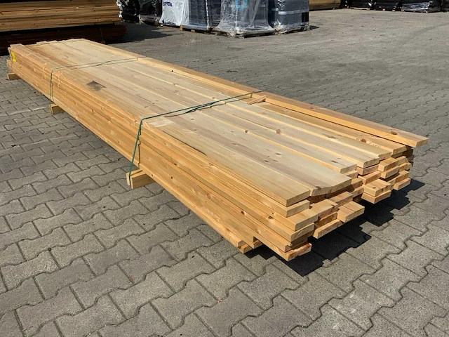 Vuren plank 4880x120x25mm (82x) - afbeelding 3 van  6