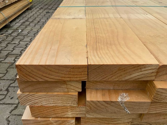 Vuren plank 4880x145x42mm (105x) - afbeelding 2 van  10