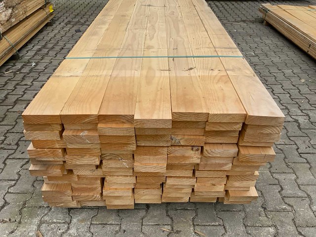 Vuren plank 4880x145x42mm (105x) - afbeelding 6 van  10