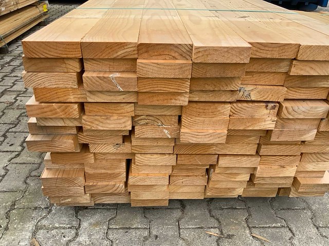 Vuren plank 4880x145x42mm (105x) - afbeelding 9 van  10