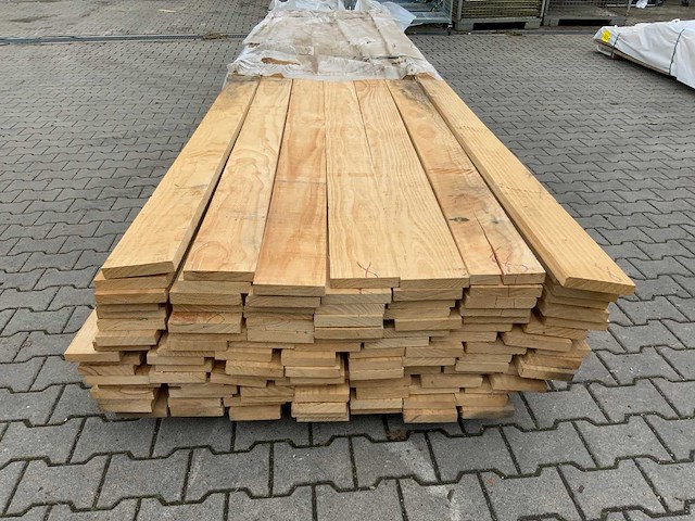 Vuren plank 4880x150x25mm (112x) - afbeelding 2 van  7