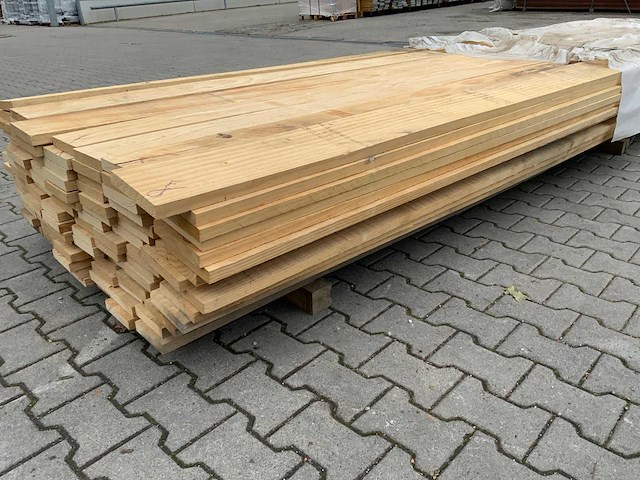 Vuren plank 4880x150x25mm (112x) - afbeelding 6 van  7