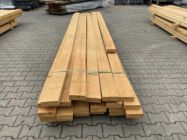 Vuren plank 4880x150x50mm (26x) - afbeelding 2 van  8