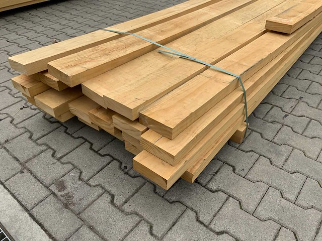 Vuren plank 4880x150x50mm (26x) - afbeelding 3 van  9