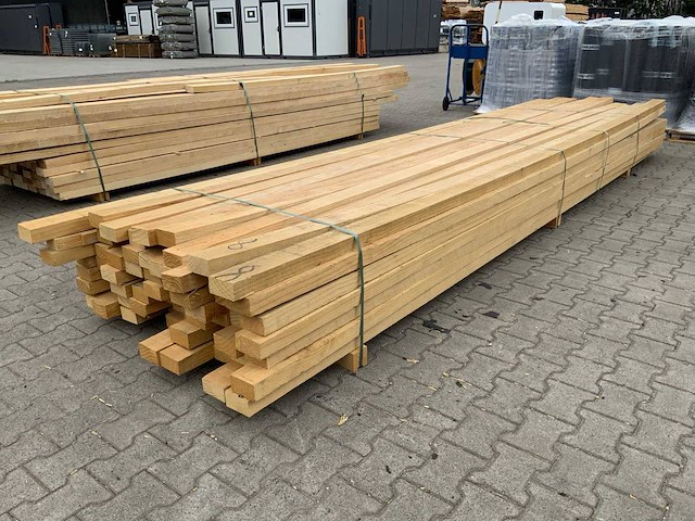 Vuren plank 4885x100x55mm 70st nieuw - afbeelding 1 van  1