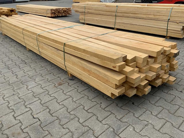 Vuren plank 4885x100x55mm (70x) - afbeelding 4 van  7