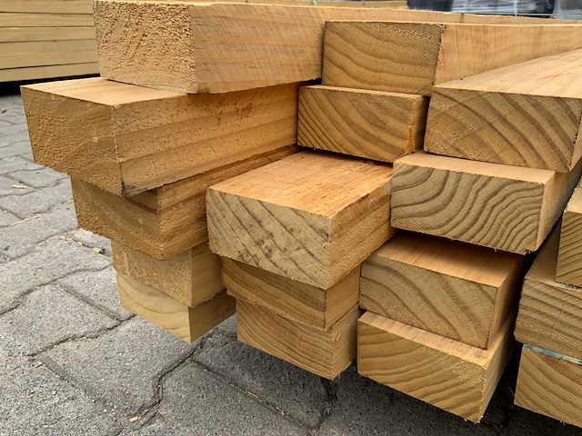Vuren plank 4890x100x53mm (40x) - afbeelding 7 van  7