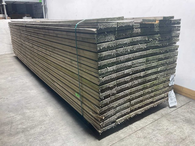 Vuren plank 500x20x3.2 cm (25x) - afbeelding 2 van  4