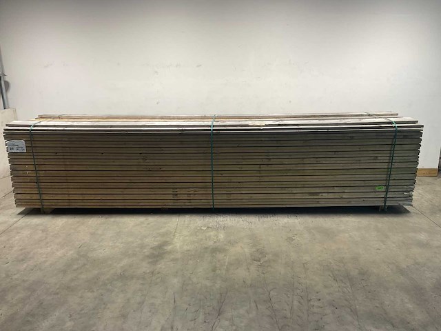 Vuren plank 500x20x3.2 cm (25x) - afbeelding 2 van  5