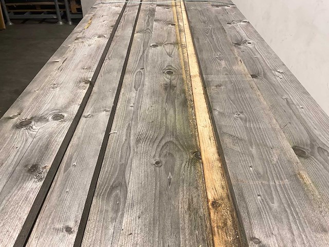 Vuren plank 500x20x3.2 cm (25x) - afbeelding 2 van  2