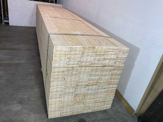 Vuren plank 510x17,5x2,2 cm (30x) - afbeelding 3 van  6