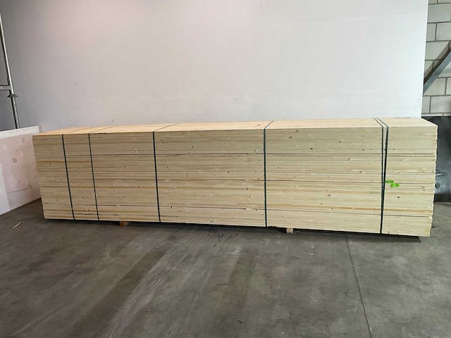 Vuren plank 510x17,5x2,2 cm (30x) - afbeelding 4 van  6