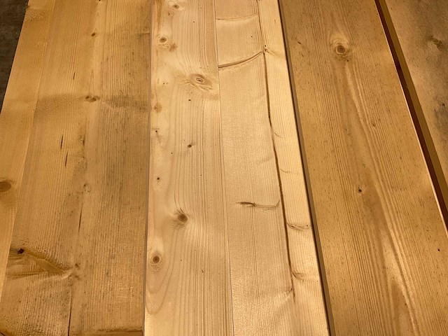 Vuren plank 510x21x1,8 cm (43x) - afbeelding 4 van  8