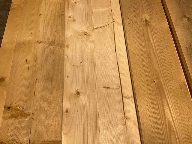 Vuren plank 510x21x1,8 cm (43x) - afbeelding 4 van  8
