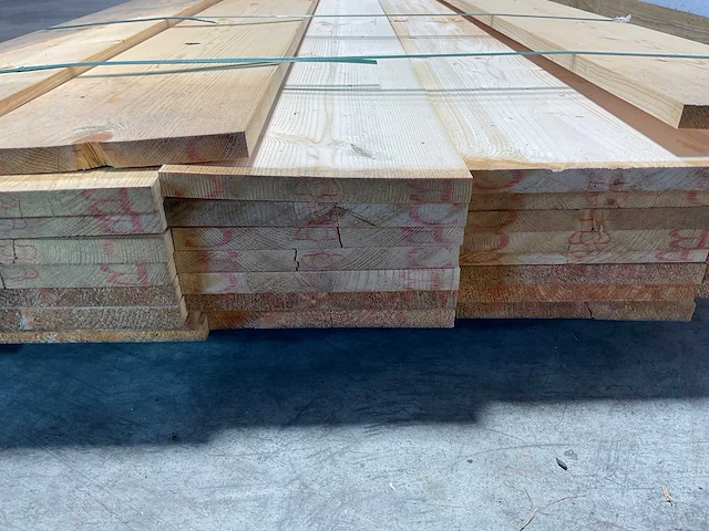 Vuren plank 510x21x1,8 cm (43x) - afbeelding 7 van  8