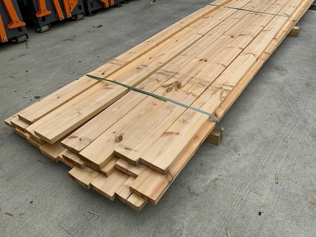 Vuren plank 5400x120x30mm (19x) - afbeelding 6 van  7