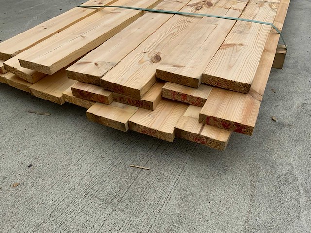 Vuren plank 5400x120x30mm (19x) - afbeelding 2 van  5