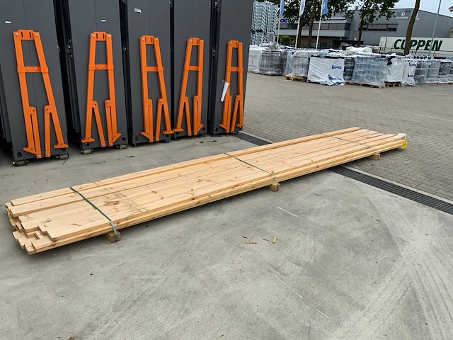 Vuren plank 5400x120x30mm (19x) - afbeelding 1 van  7