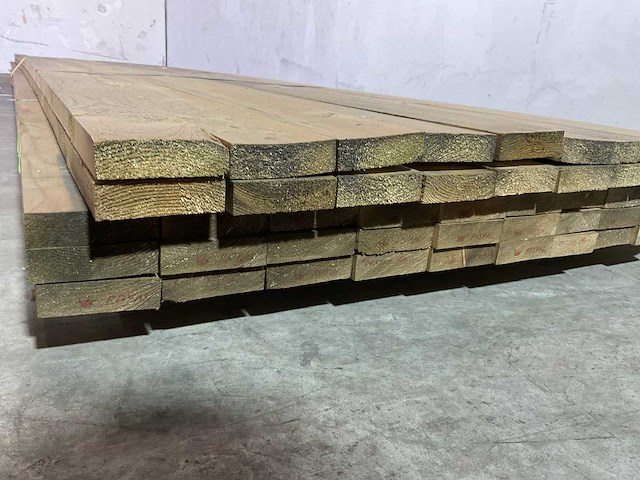 Vuren plank 540x10x3 cm (48x) - afbeelding 3 van  3