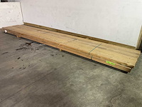 Vuren plank 540x10x3 cm (48x) - afbeelding 1 van  1