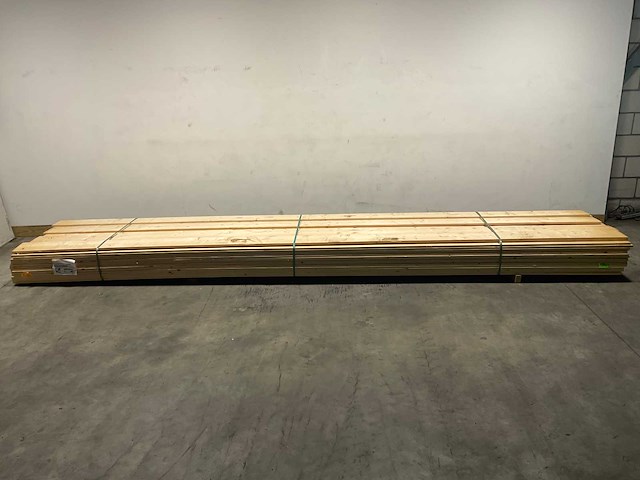 Vuren plank 540x20x2.2 cm (50x) - afbeelding 2 van  6