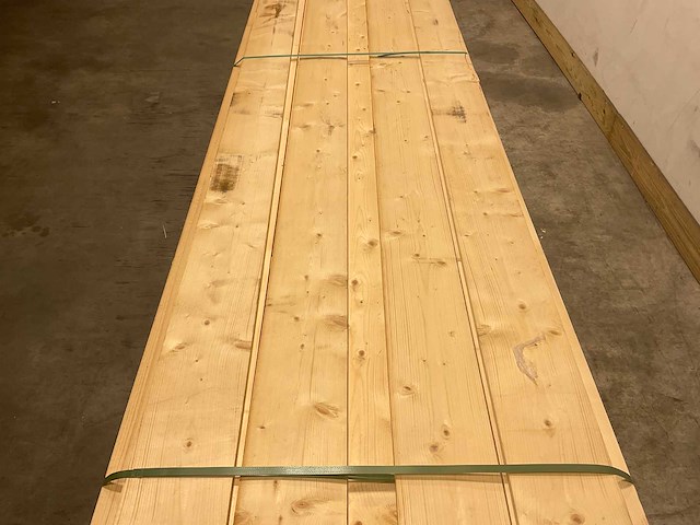 Vuren plank 540x20x2.2 cm (50x) - afbeelding 3 van  6