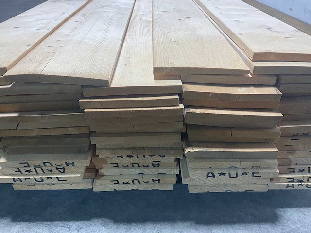 Vuren plank 540x20x2.2 cm (50x) - afbeelding 3 van  3