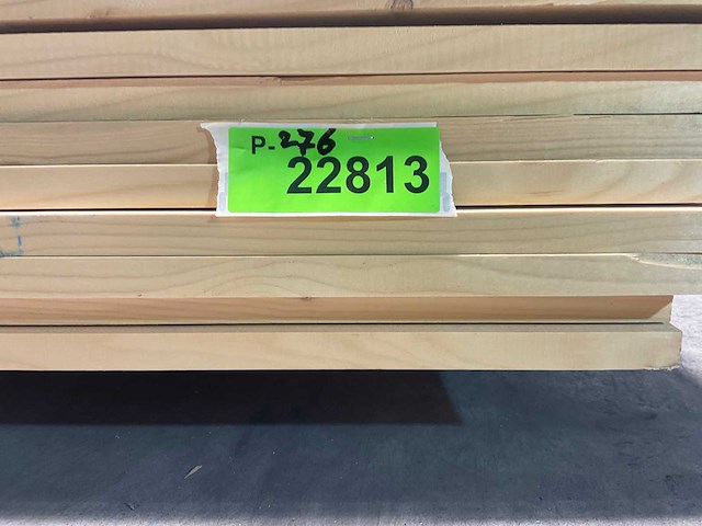 Vuren plank 540x20x2.2 cm (50x) - afbeelding 4 van  4