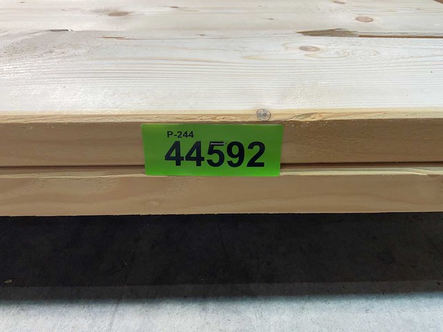 Vuren plank 640x23,5x4 cm (8x) - afbeelding 4 van  4
