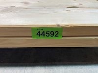 Vuren plank 640x23,5x4 cm (8x) - afbeelding 4 van  4