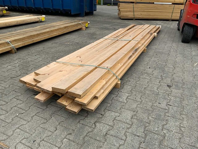 Vuren plank ca 4900mm (24x) - afbeelding 2 van  8