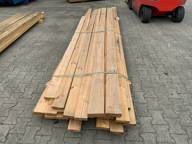 Vuren plank ca 4900mm (24x) - afbeelding 3 van  8