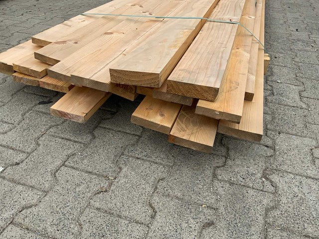 Vuren plank ca 4900mm (24x) - afbeelding 4 van  8