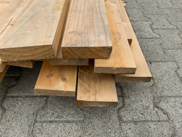 Vuren plank ca 4900mm (24x) - afbeelding 5 van  8