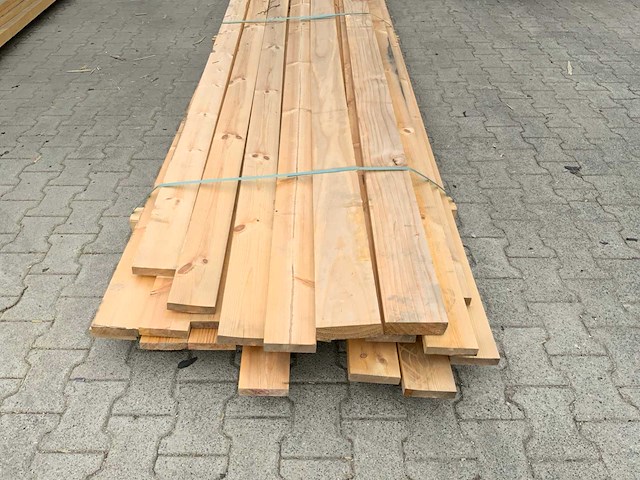 Vuren plank ca 4900mm (24x) - afbeelding 6 van  8