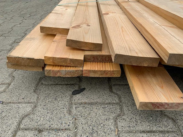 Vuren plank ca 4900mm (24x) - afbeelding 7 van  8