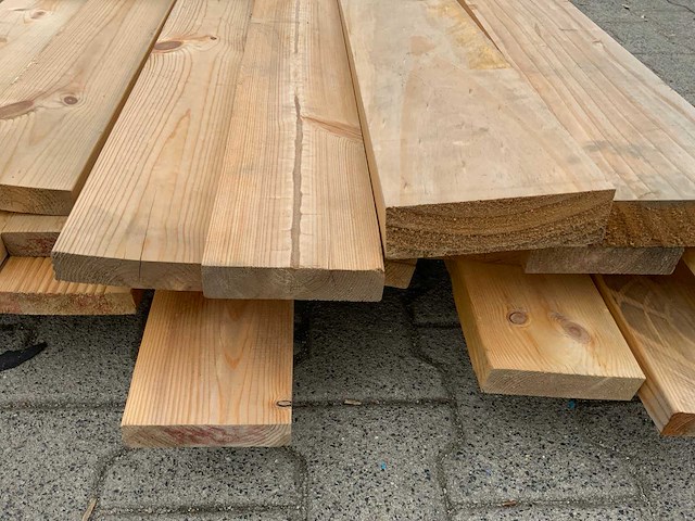 Vuren plank ca 4900mm (24x) - afbeelding 8 van  8