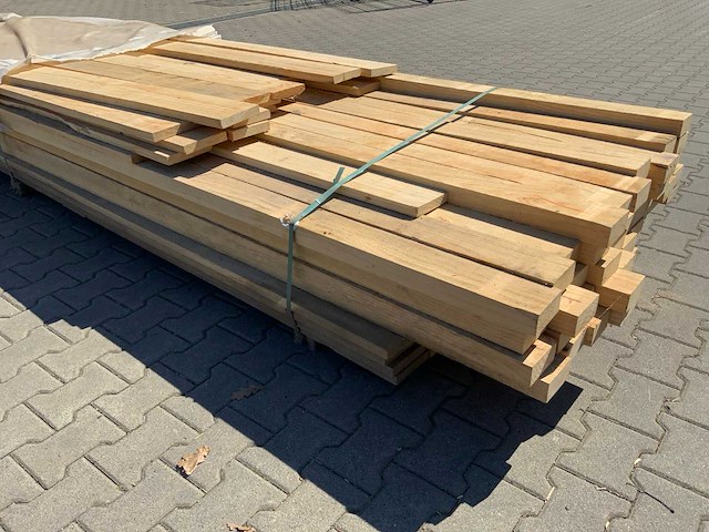 Vuren plank en vuren balk mix (96x) - afbeelding 7 van  10