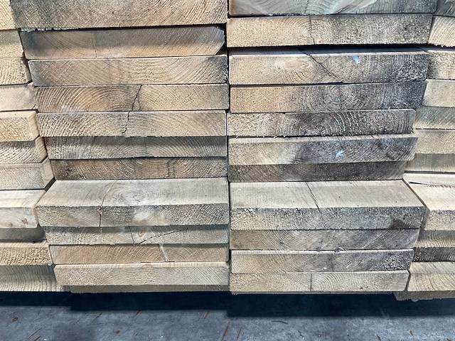 Vuren plank geschaafd - 300x28,5x3,8 cm (25x) - afbeelding 6 van  7