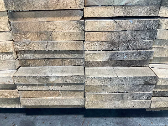 Vuren plank geschaafd - 300x28,5x3,8 cm (25x) - afbeelding 6 van  7