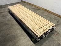 Vuren plank geschaafd - 330x6,8x1,9 cm (190x) - afbeelding 1 van  7