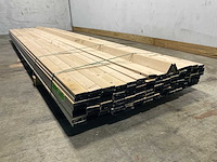 Vuren plank geschaafd - 390x6,8x1,9 cm (109x) - afbeelding 5 van  7
